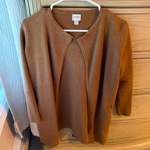 J. Crew cult classic sweater collarless blazer in XXS. Only worn 3x!